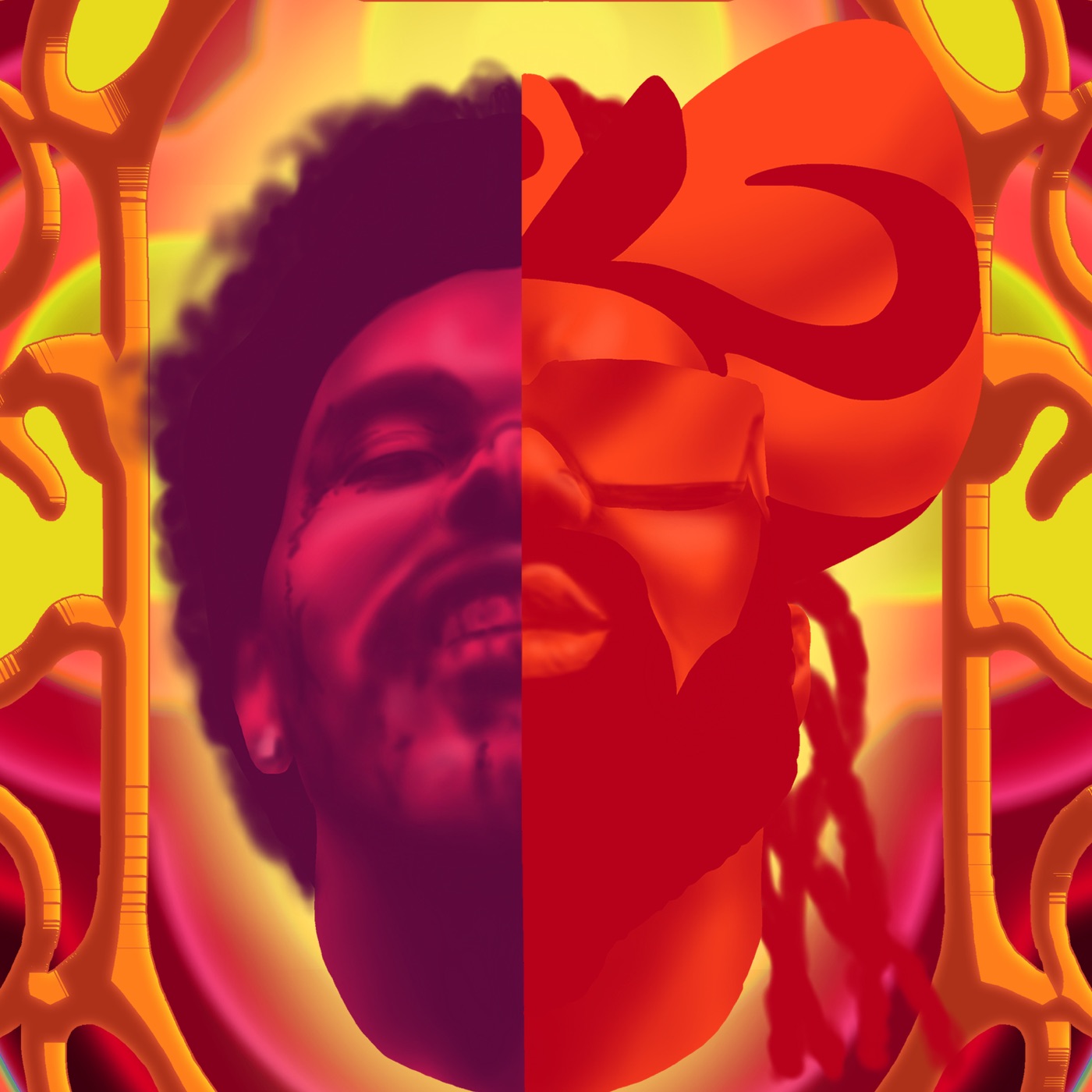 Blinding Lights (Major Lazer Remix) cover art