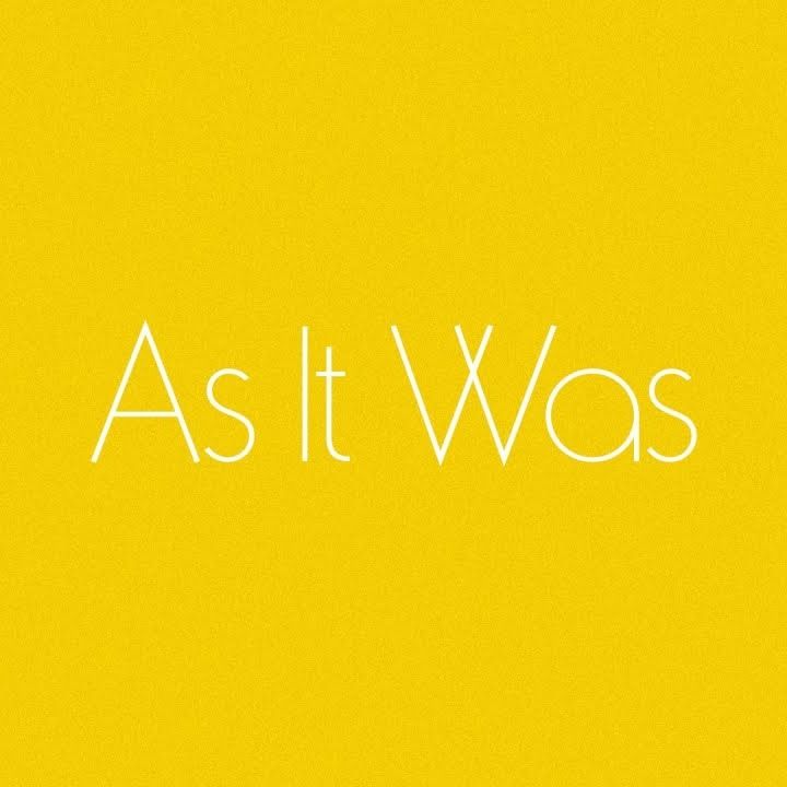 As It Was cover art